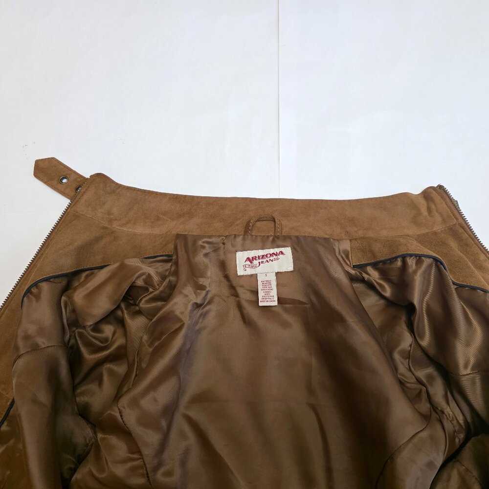 Arizona Jean Company Tan Leather Jacket - Picture 8 of 16